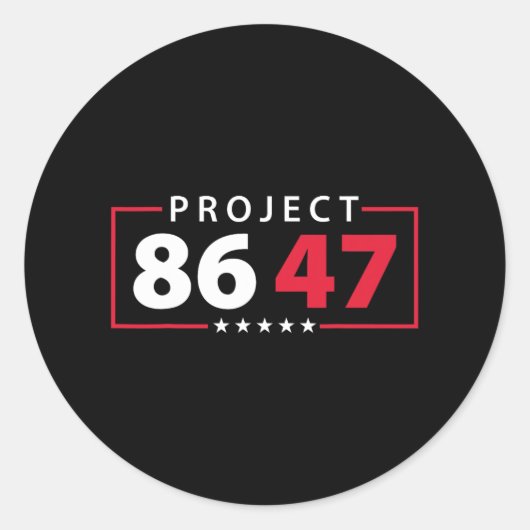 Sticker Rond Projet 8647 Résiste au subtil Foxtrot Delta Tango (Devant)