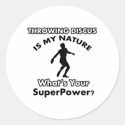 Sticker Rond projeter la conception du disque (Devant)