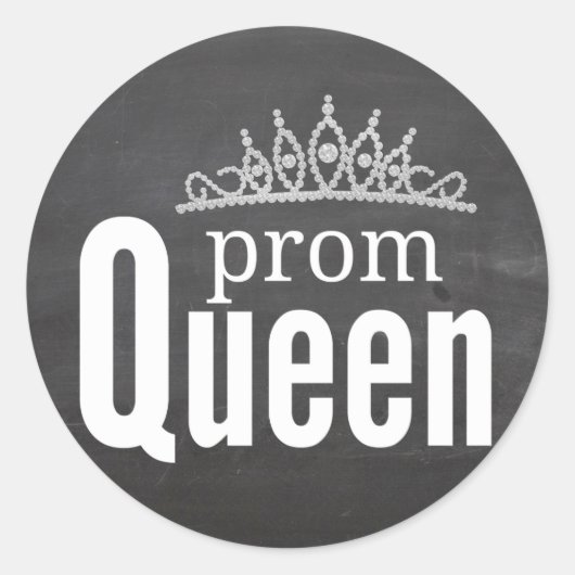 Sticker Rond Prom Queen (Devant)