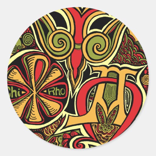 Sticker Rond Promesse des anciens (Devant)