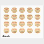 Sticker Rond Promotion commerciale (Feuille)