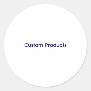 Sticker Rond Promotion de Marque Simple