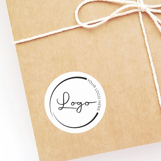 Sticker Rond Promotion du logo commercial personnalisé