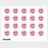 Sticker Rond Prompt rétablissement (Feuille)