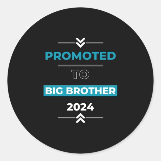 Sticker Rond Promu à Big Brother 2024 (Devant)