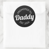 Sticker Rond Promu À Daddy Est. 2026 I (Sac)