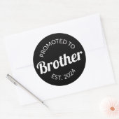 Sticker Rond Promu À Frère Est. 2024 I (Enveloppe)