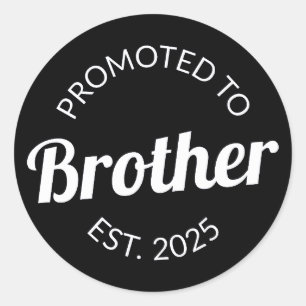 Sticker Rond Promu À Frère Est. 2025 I