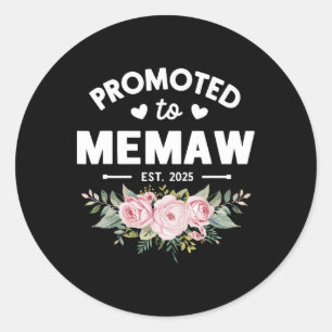 Sticker Rond Promu À La Fête des mères de Memaw Est 2025