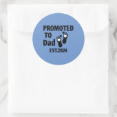 Sticker Rond Promu À papa 2024 (Sac)