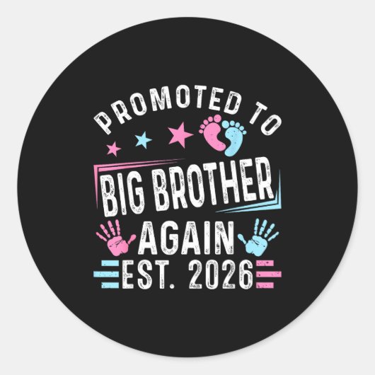 Sticker Rond Promu Big Brother Again Est (Devant)