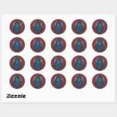 Sticker Rond Prophète pinéal (Feuille)