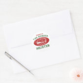 Sticker Rond Propriété de Burger Meister (Enveloppe)