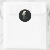 Sticker Rond Protection de la faune - Protection De l'environne (Sac)