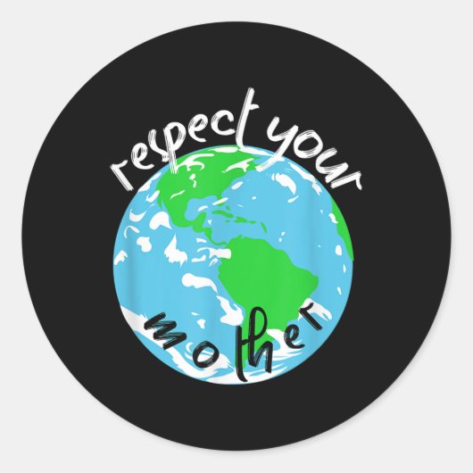 Sticker Rond Protection De La Nature, Climatisation Chauffage,  (Devant)