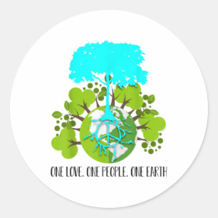 Sticker Rond Protection de l'environnement Environnement de pro