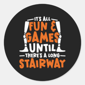 Sticker Rond Prothèse de la jambe