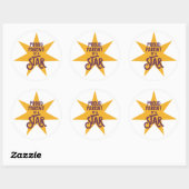 Sticker Rond Proud Parent (Feuille)