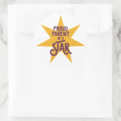 Sticker Rond Proud Parent (Sac)