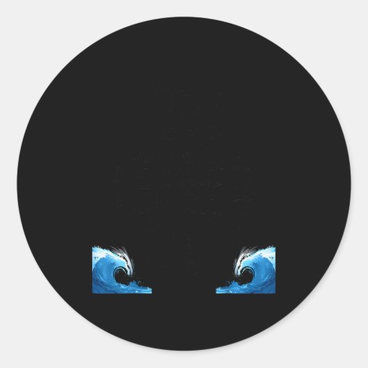 Sticker Rond Proud Seaman Captain Husband Papa Daddy Anchor Pri (Devant)