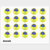 Sticker Rond Prouve Peacock (Feuille)