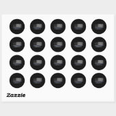 Sticker Rond Prouve School Resource Officer Sro (Feuille)