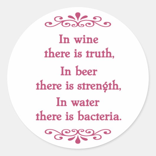 Sticker Rond Proverbe allemand -CF (Devant)