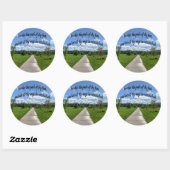 Sticker Rond Proverbes 4:26 (Feuille)