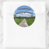 Sticker Rond Proverbes 4:26 (Sac)