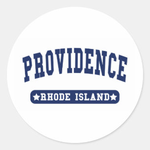 Sticker Rond Providence Rhode Island College Style tee - shirt