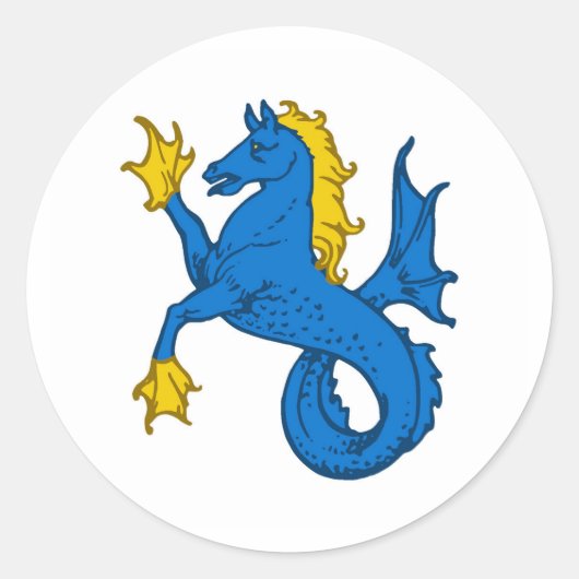 Sticker Rond Province de la Couronne d'Ostgardr Insigne Populac (Devant)