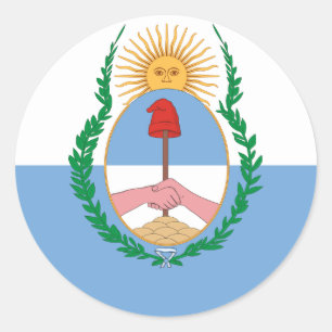 Sticker Rond Province de Mendoza, Argentine, Argentine