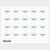 Sticker Rond Pru Urvu (Feuille)