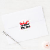 Sticker Rond Prudence instruite Chicano (Enveloppe)