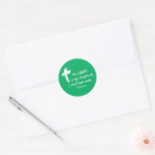 Sticker Rond Psaume 23 : Le Seigneur est mon Pasteur (Enveloppe)