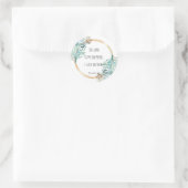 Sticker Rond Psaume 23 L'Éternel est mon berger, Écriture (Sac)