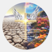 Sticker Rond Psaume 68 (Devant)