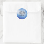 Sticker Rond Psaume 91:11 (Sac)