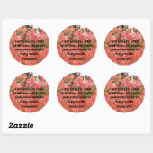 Sticker Rond Psaumes (Feuille)