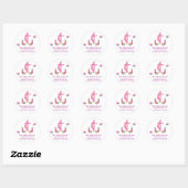 Sticker Rond Psaumes 37:4 (Feuille)