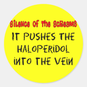 Sticker Rond Psych Infirmière Cadeaux Hilarious