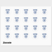 Sticker Rond Psyche solaire (Feuille)
