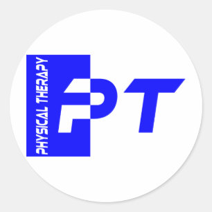 Sticker Rond pt bleu royal