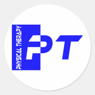 Sticker Rond pt bleu royal