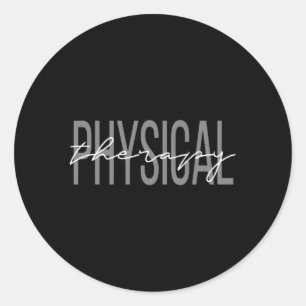 Sticker Rond Pt de thérapie physique