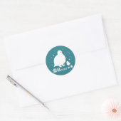 Sticker Rond Ptarmigan (Enveloppe)
