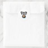 Sticker Rond Puck You (Hockey) (Sac)