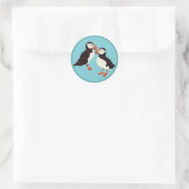 Sticker Rond Puffin (Sac)