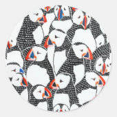 Sticker Rond Puffin (Devant)