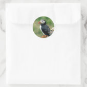 Sticker Rond Puffin (Sac)